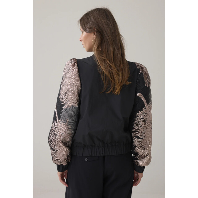 Summum Bomber jacket leaves Bomber jacket leaves large