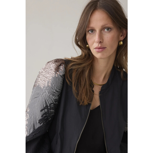 Summum Bomber jacket leaves Bomber jacket leaves large