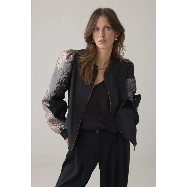 Summum Bomber jacket leaves Bomber jacket leaves large
