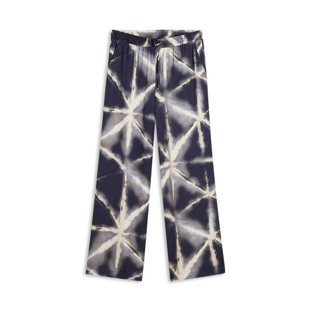 Summum 4s3002-12459 413 trousers tie dye viscose blue noir 4s3002-12459 413 large