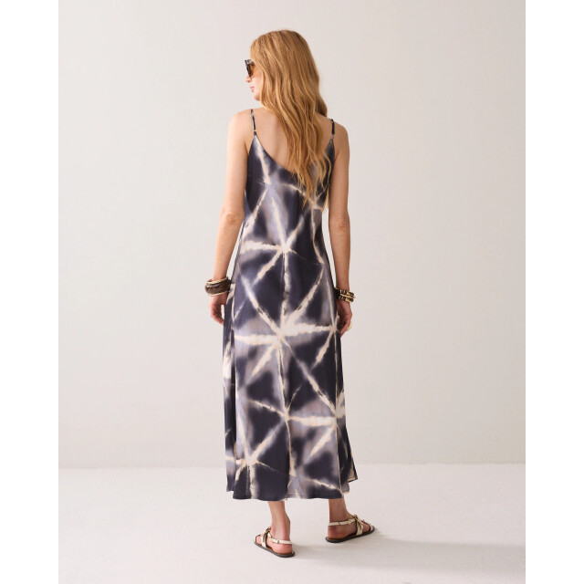Summum 5s1659-12459 413 dress tie dye viscose blue noir 5s1659-12459 413 large