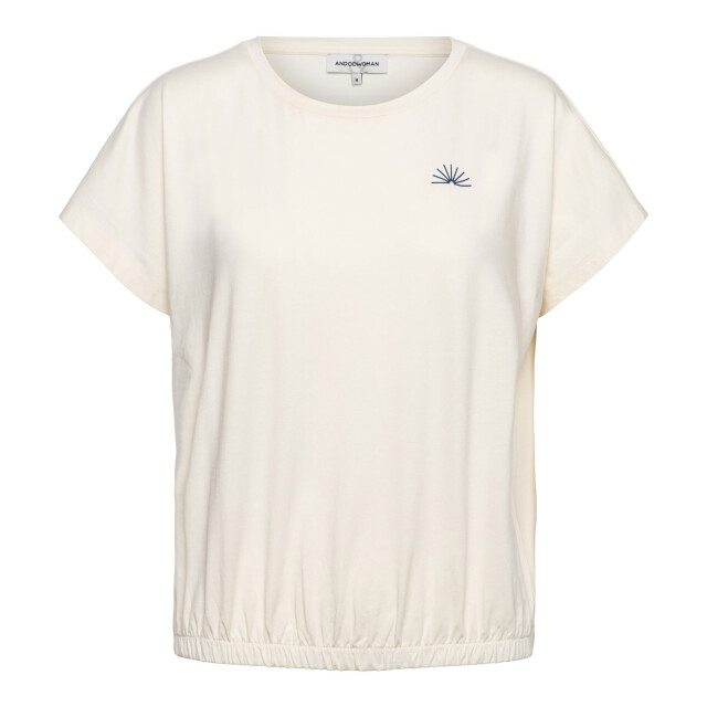 &Co Woman &co woen t-shirt tosca vanilla/ink blue Tosca - Vanilla/ink Blue large