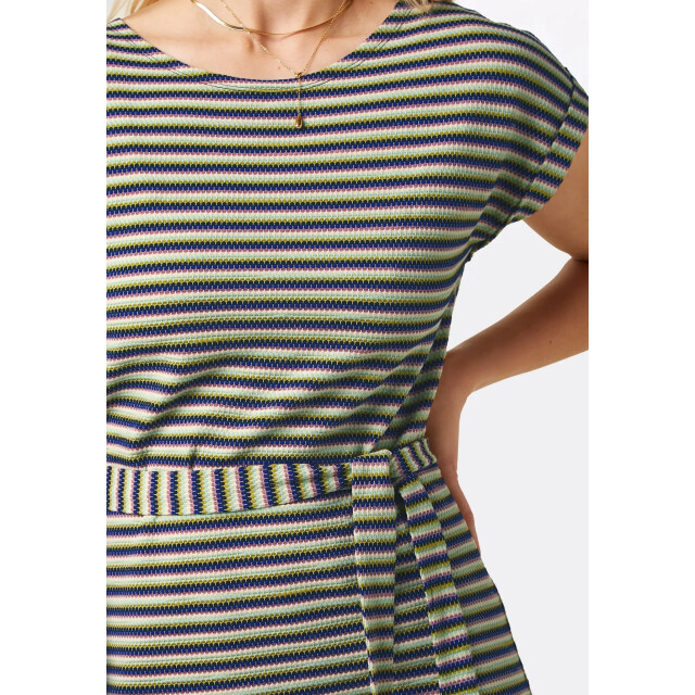 King Louie Aria tunic dress bebop stripe black 09784 09784 large