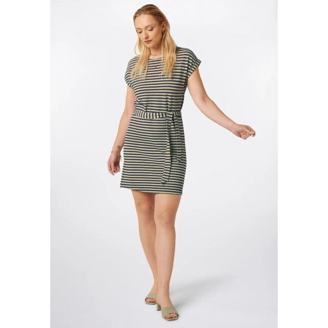 King Louie Aria tunic dress bebop stripe black 09784 09784 large