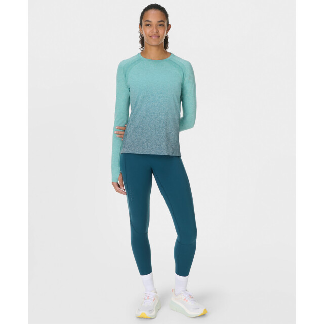 Sweaty Betty Athlete featherweight seamless long sleeve top SB10116O large