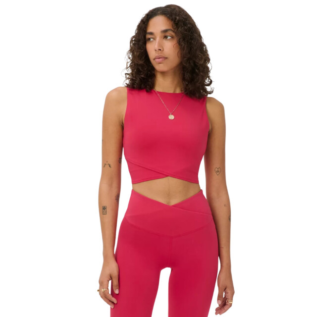 Sweaty Betty All day cropped wrap tank SB10307 large