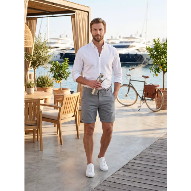 Tailor Stash korte chino - ID-110GR-38 large