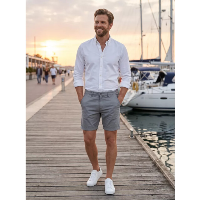 Tailor Stash korte chino - ID-110GR-38 large