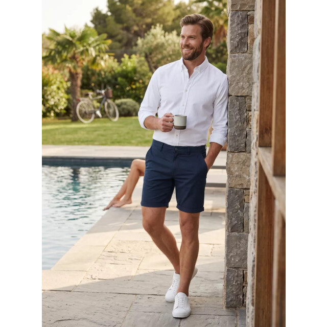 Tailor Stash korte chino zwart ID-110NAV-38 large