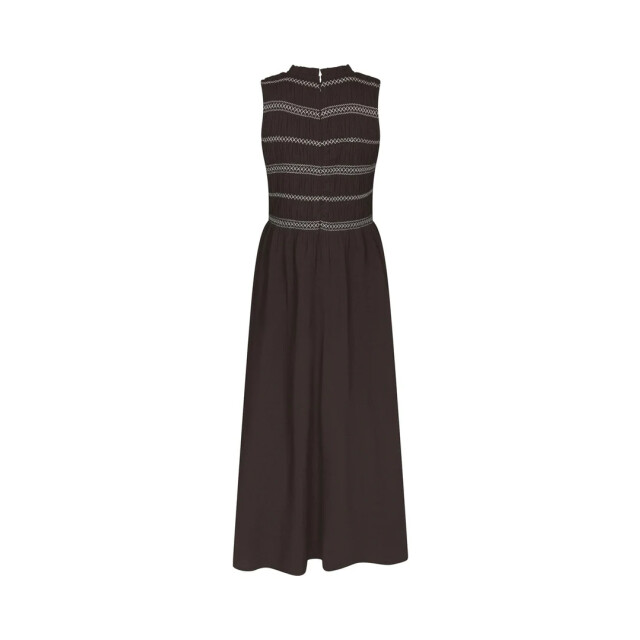 Neo Noir atika deco smock dress 166105 676 dark brown 06313.880.0015 large
