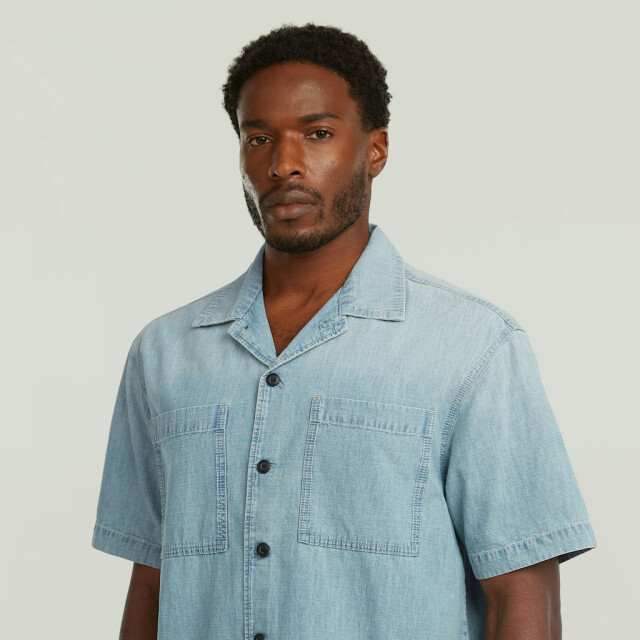 G-Star bowling 2-pkt regular shirt d28911-e356 j058 vintage mirage 05632.264.0003 large