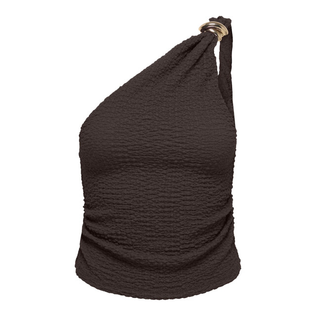Only onlerikka assymetric crinkle top pn 15374559 coffee bean 06010.882.0012 large