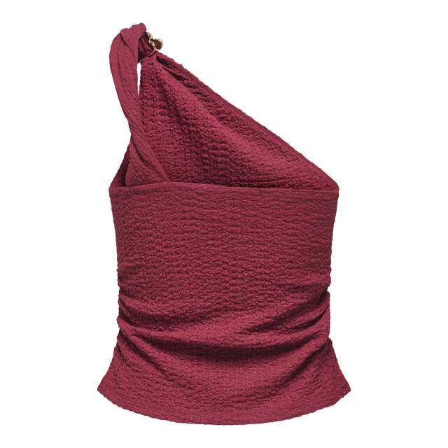 Only onlerikka assymetric crinkle top pn 15374559 brick red 06010.640.0026 large