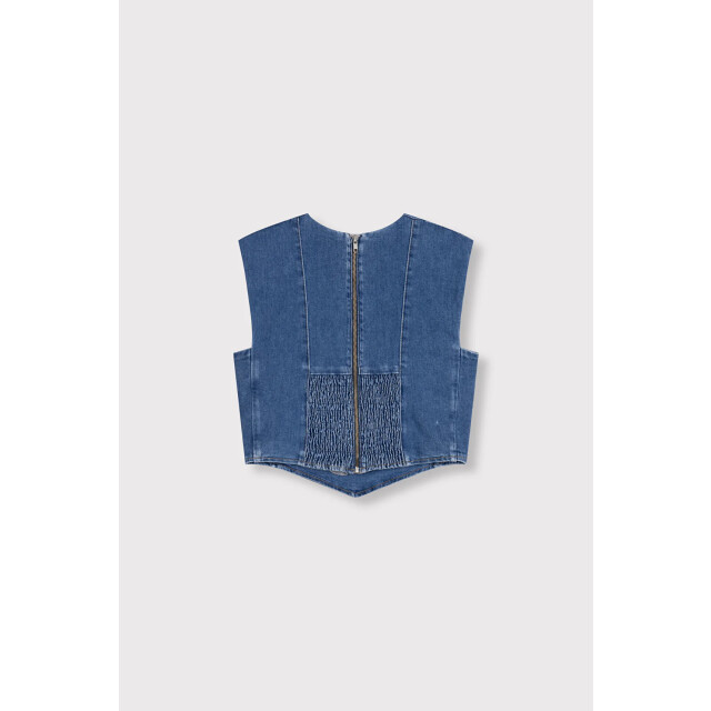 Alix The Label Denim corset top - Denim corset top - Alix The Label large