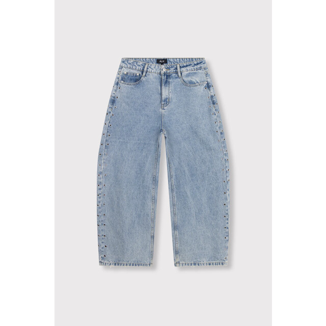 Alix The Label Studded barrel denim pants - Studded barrel denim pants - Alix The Label large