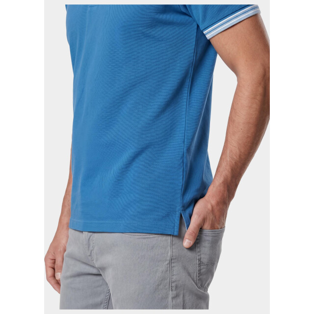 Bos Bright Blue Scotland blue polo heren brick polo plain contrast col spe25108br06sb/241 true blue 209573 large