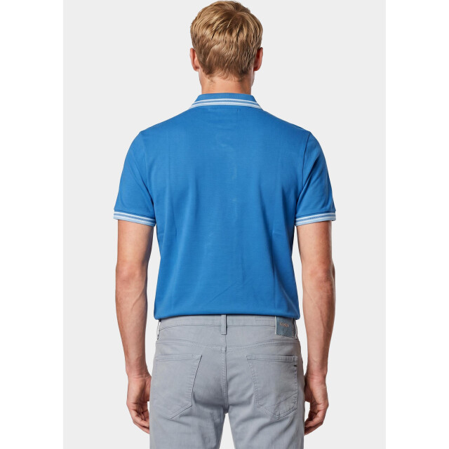 Bos Bright Blue Scotland blue polo heren brick polo plain contrast col spe25108br06sb/241 true blue 209573 large