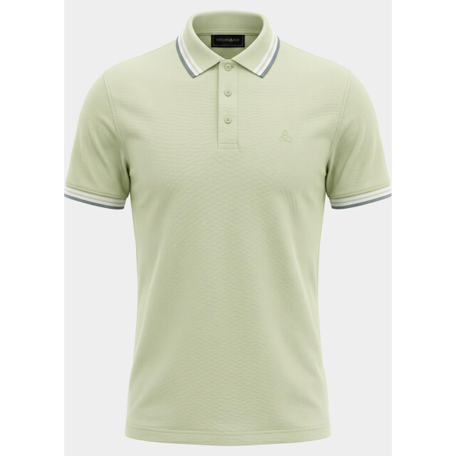 Bos Bright Blue Scotland blue polo heren brick polo plain contrast col spe25108br06sb/311 pistachio 209577 large