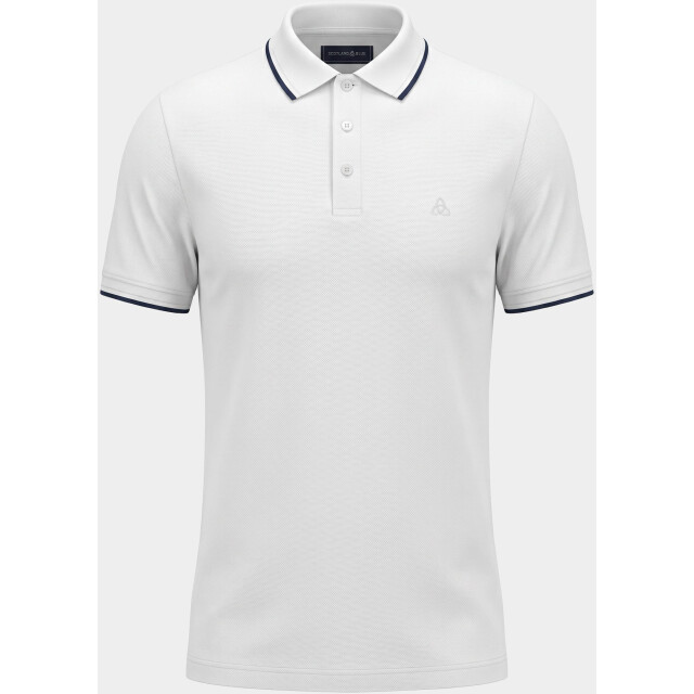 Bos Bright Blue Scotland blue polo heren brick polo plain contrast col spe25108br06sb/100 white 209570 large
