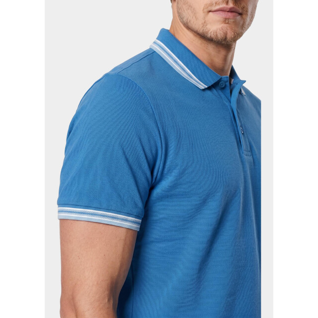 Bos Bright Blue Scotland blue polo heren brick polo plain contrast col spe25108br06sb/241 true blue 209573 large