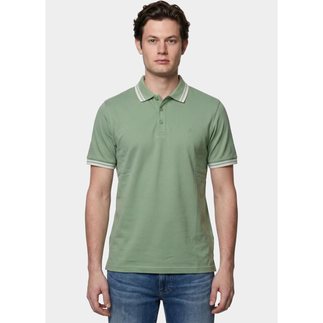 Bos Bright Blue Scotland blue polo heren brick polo plain contrast col spe25108br06sb/343 surf side 209579 large