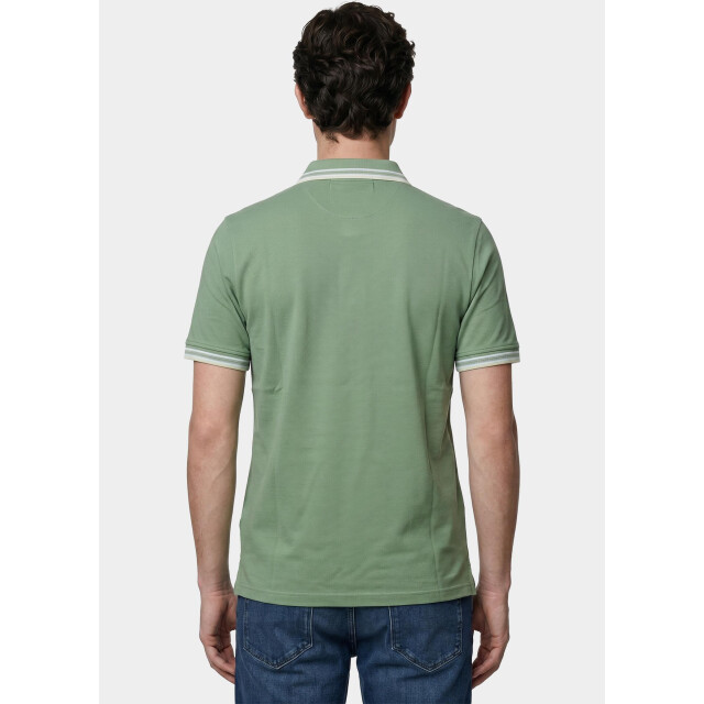 Bos Bright Blue Scotland blue polo heren brick polo plain contrast col spe25108br06sb/343 surf side 209579 large