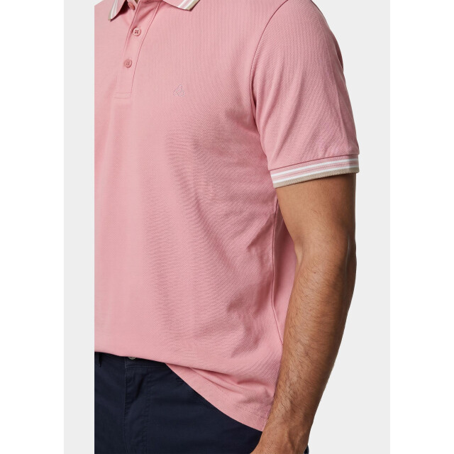 Bos Bright Blue Scotland blue polo heren brick polo plain contrast col spe25108br06sb/738 candy 209587 large