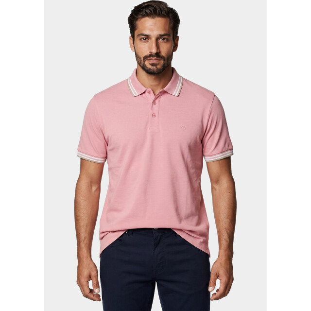 Bos Bright Blue Scotland blue polo heren brick polo plain contrast col spe25108br06sb/738 candy 209587 large