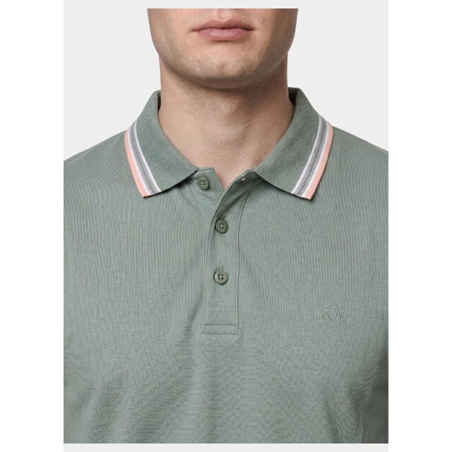 Bos Bright Blue Scotland blue polo heren brick polo plain contrast col spe25108br06sb/361 sea green 209580 large