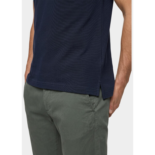 Bos Bright Blue Scotland blue polo heren brick polo plain contrast col spe25108br06sb/290 navy 209576 large