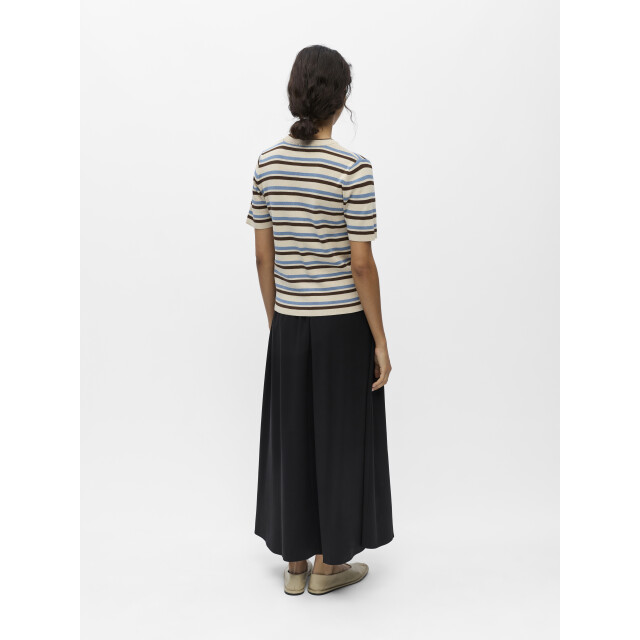 Object objester s/s new knit pullover noos 23043510 sandshell stripes 06712.820.0151 large