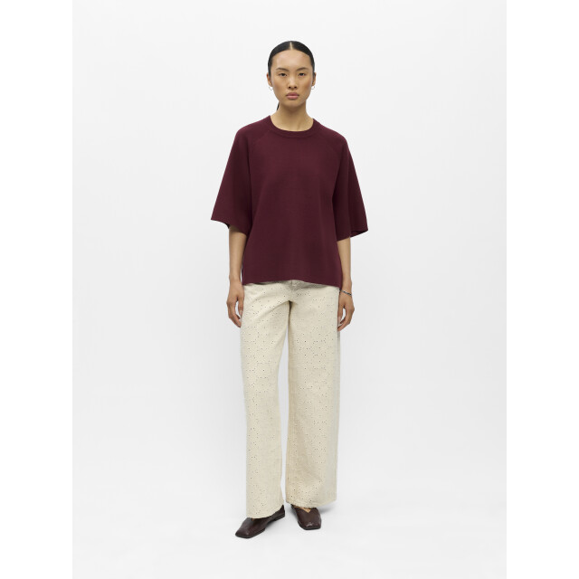Object objreynard 2/4 knit pullover noos 23045103 windsor wine 06712.680.0162 large