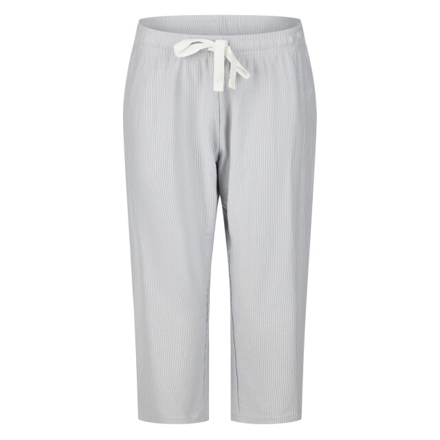 By Louise Dames capri pyjama driekwart wit/blauw gestreept BL-570-02 large