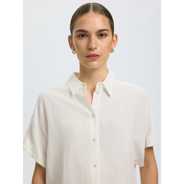 Selected Femme slwviva ss cropped sun shirt noos 16093937 sandshell 06011.820.0069 large