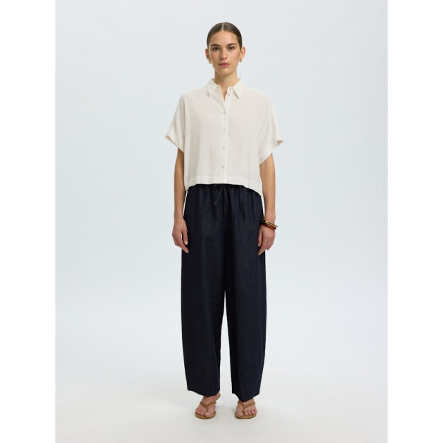 Selected Femme slwviva ss cropped sun shirt noos 16093937 sandshell 06011.820.0069 large