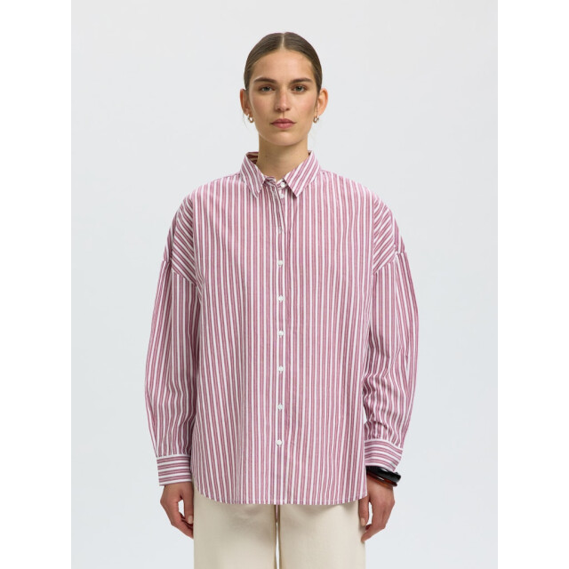 Selected Femme slfemma-sanni ls striped shirt noos 16088971 anemone stripes 06615.649.0013 large