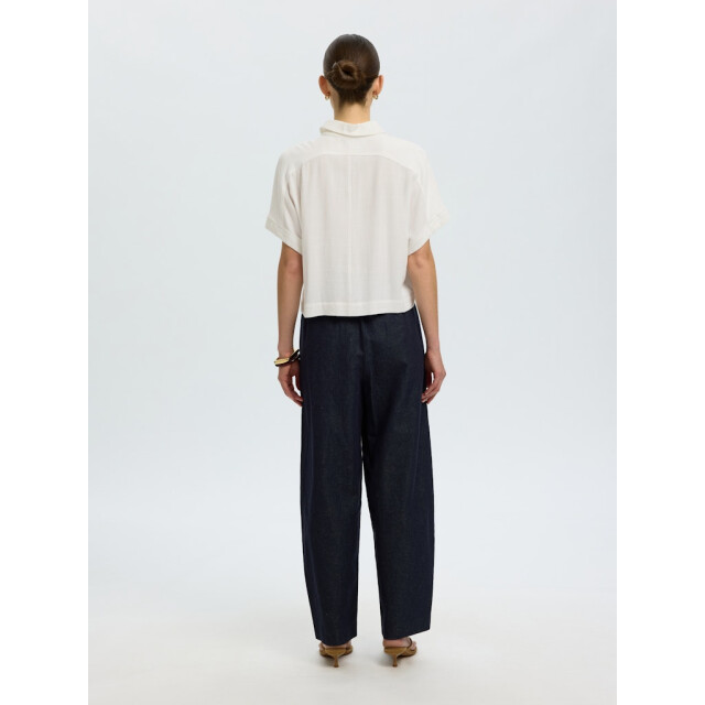 Selected Femme slwviva ss cropped sun shirt noos 16093937 sandshell 06011.820.0069 large