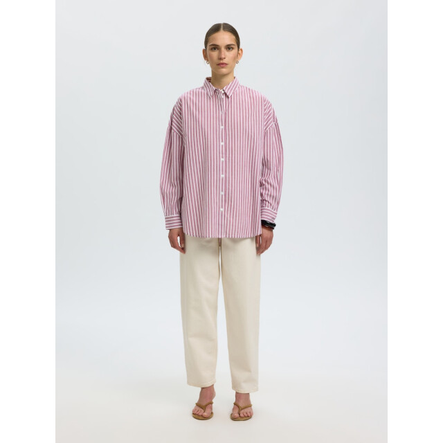 Selected Femme slfemma-sanni ls striped shirt noos 16088971 anemone stripes 06615.649.0013 large