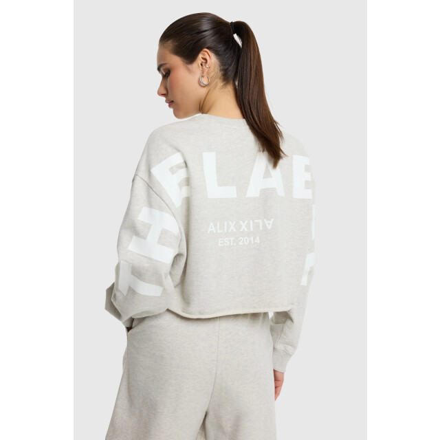 Alix The Label Back print sweater back print sweater large