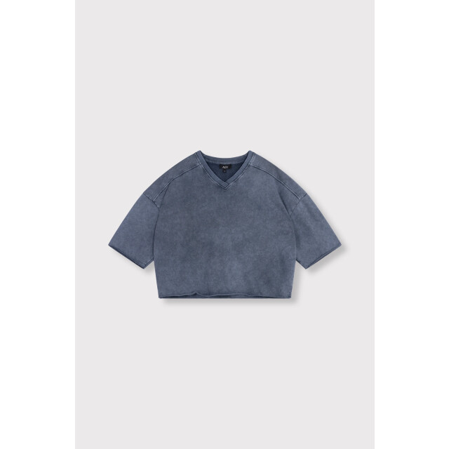 Alix The Label Cut seam sweat t-shirt cut seam sweat t-shirt large