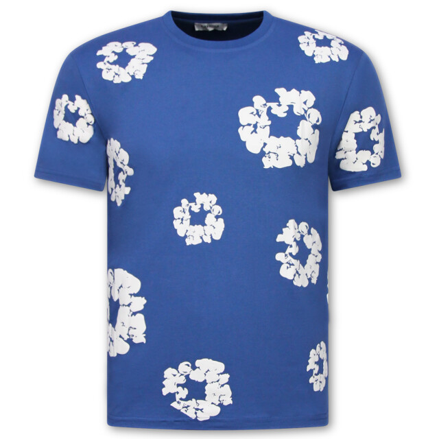 Enos Bloemen zomerset bloemen pak met short twinset SET: QQ-1770 large