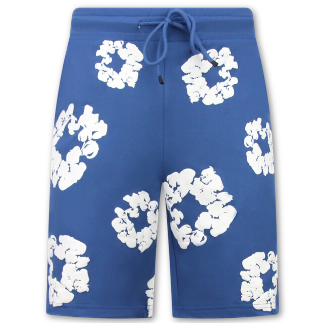 Enos Bloemen zomerset bloemen pak met short twinset SET: QQ-1770 large