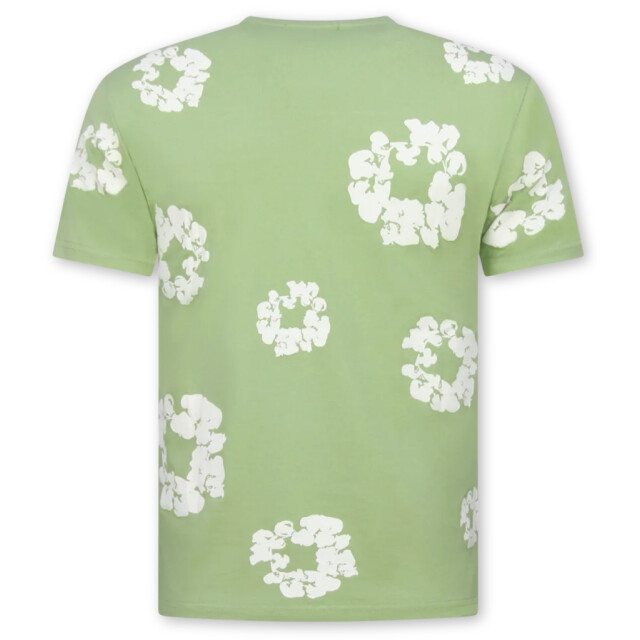 Enos Bloemen print zomerset bloemen pak met short twinset SET: QQ-1770 large