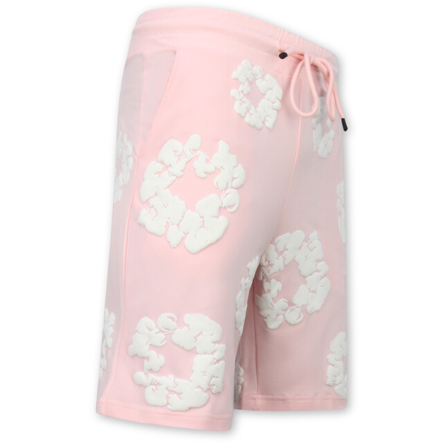 Enos Bloemen print zomerset bloemen pak met short twinset SET: QQ-1770 large