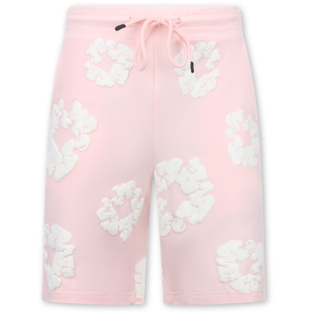 Enos Bloemen print zomerset bloemen pak met short twinset SET: QQ-1770 large