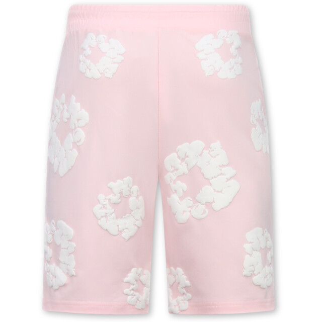 Enos Bloemen print zomerset bloemen pak met short twinset SET: QQ-1770 large