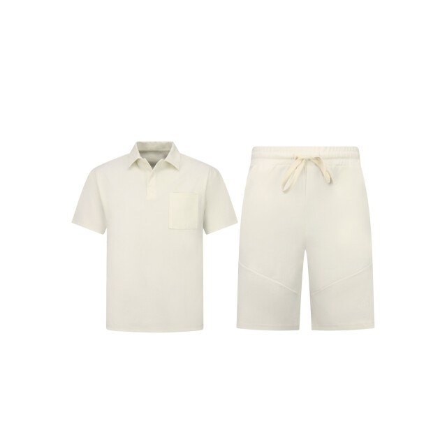 Enos Zomerset ribbed oversized polo shirt SET: F-5828 large