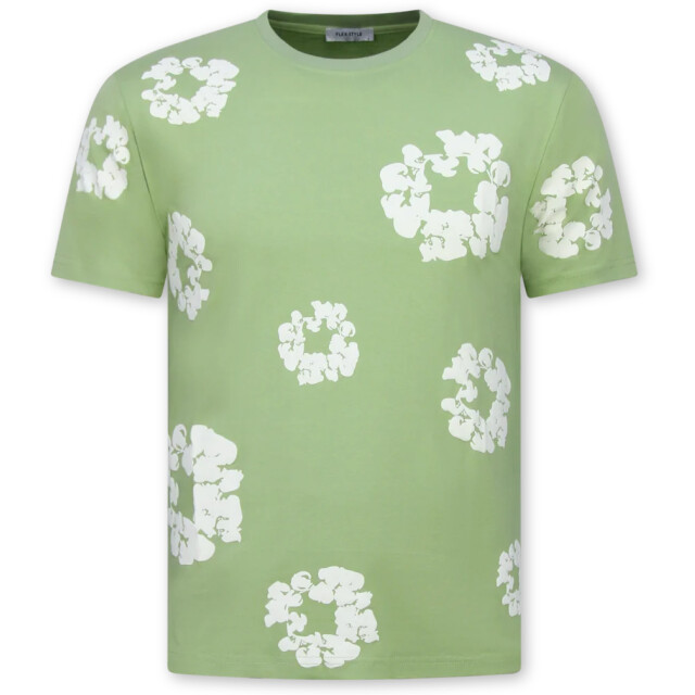 Enos Bloemen print zomerset bloemen pak met short twinset SET: QQ-1770 large