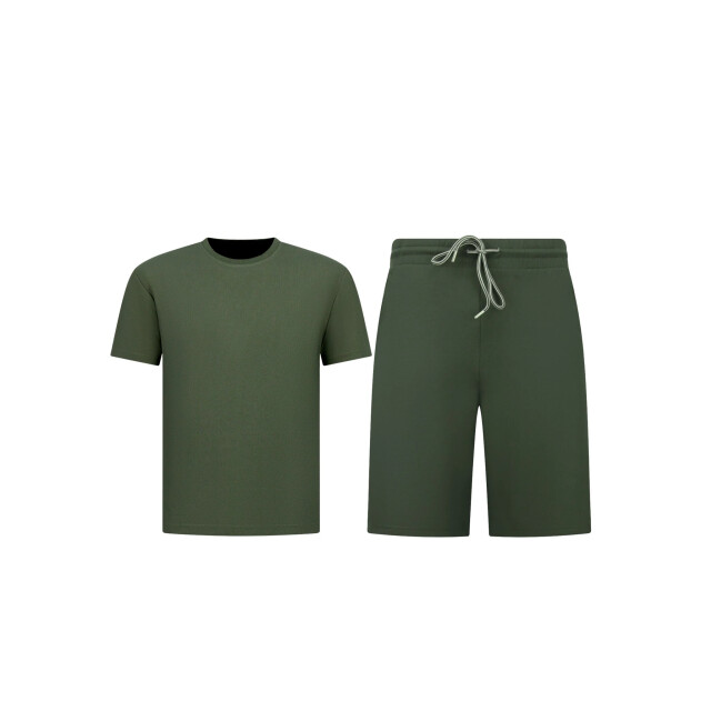 Enos Oversized shirt met korte shorts zomerset SET: F-918 large