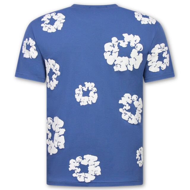 Enos Bloemen zomerset bloemen pak met short twinset SET: QQ-1770 large
